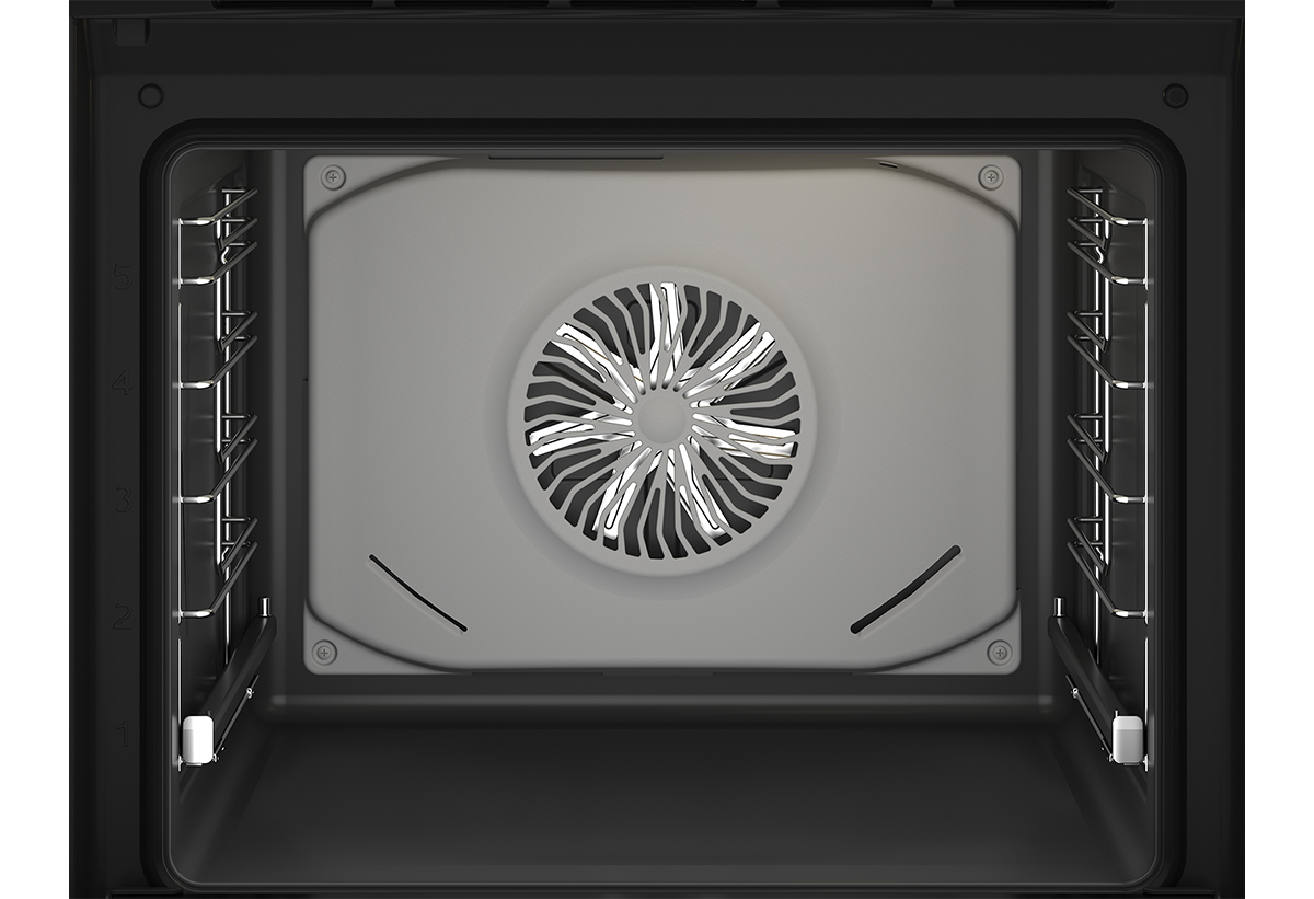 Απεικονίζεται το εσωτερικό του φούρνου.